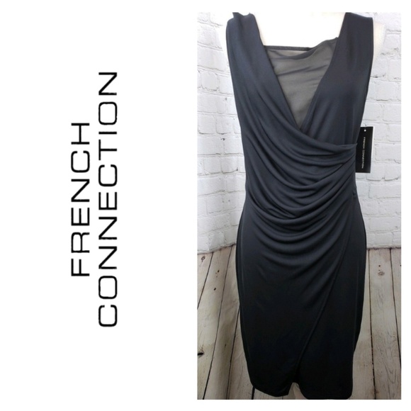 French Connection Dresses & Skirts - French Connection Dress Black Sleeveless 10 NWT